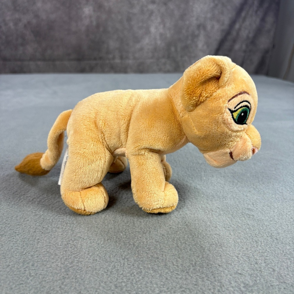 Disney Lion King Nala Plush Stuffed Animal Just Play 7 Inch Tan Lion Cub Toy - Picture 5 of 8